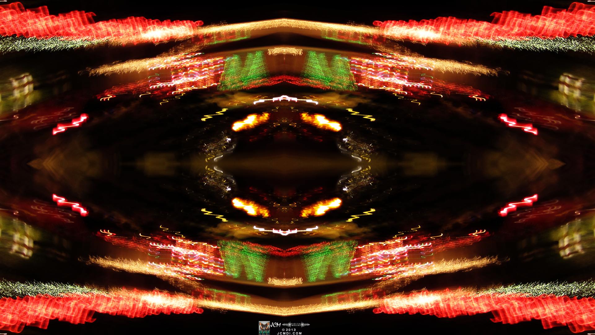 Wakefield Holiday Lightshow 2013 Quadroscopic long exposure artwork
